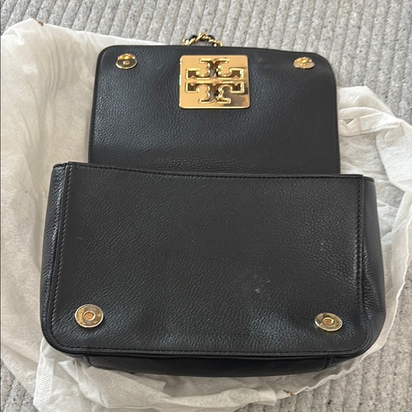 Tory Burch Black Crossbody Bag with Gold Accents - Picture 2 of 2